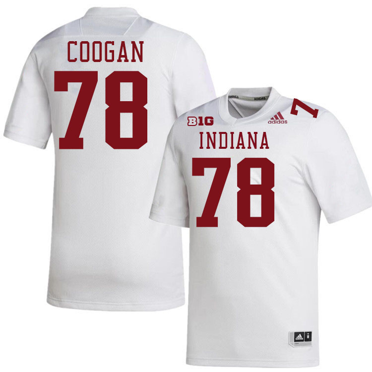 Pat Coogan Indiana Jerssey,Indiana University Hooisers Football Jersey,Uniforms-White